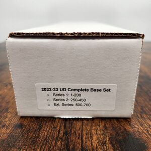 2022 2023 Upper Deck NHL Hockey Complete Basic 600 Card Set Series 1  2  3 22-23